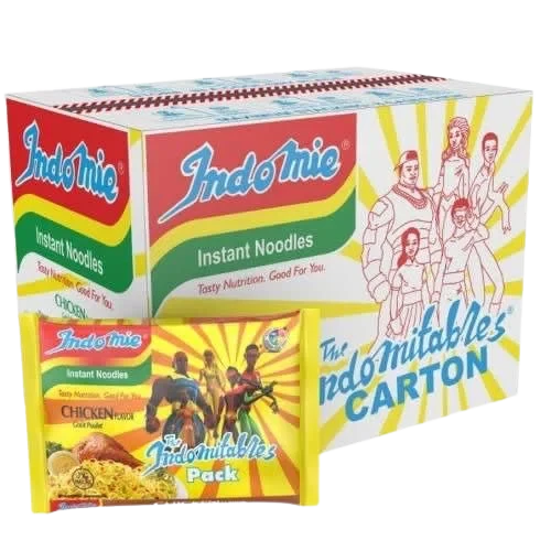 Indomie Indomitable Chicken Noodles - 70g by 40 (1 Carton)